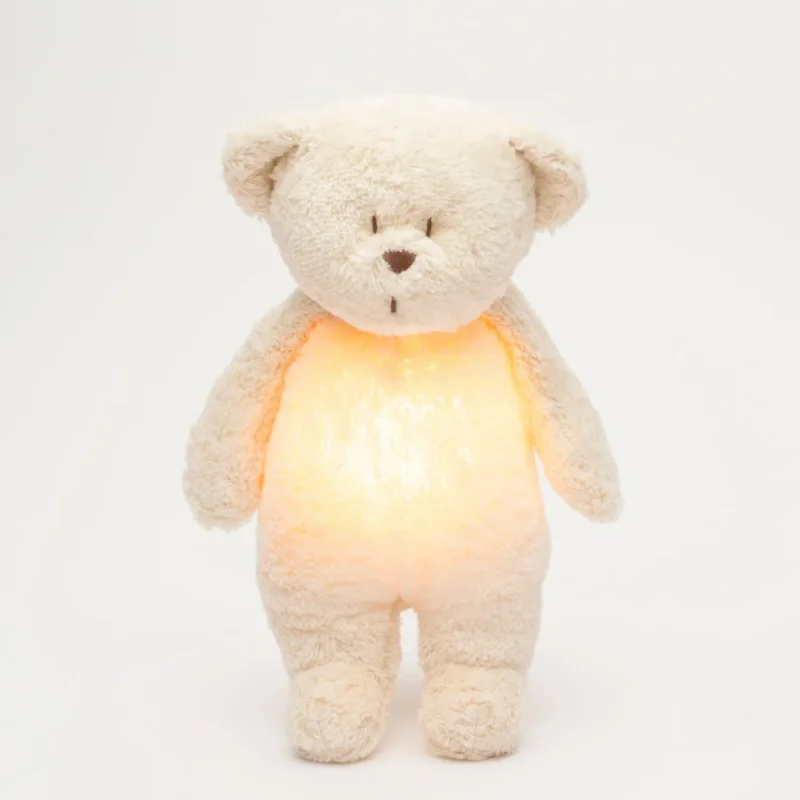 Moonie Einschlafhilfe Teddybär im Farbton Polarweiß