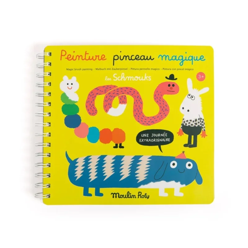 Malbuch mit Zauberpinsel Die Schmouks von Moulin Roty_01