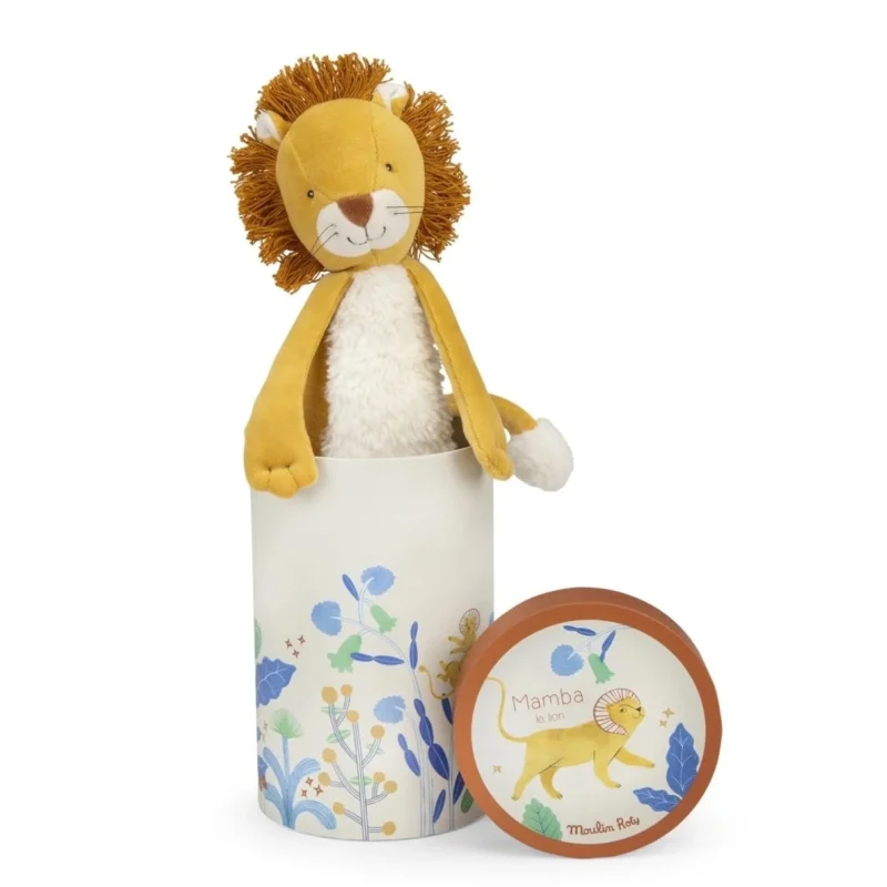 Plüschtier Löwe Mawa in Dose von Moulin Roty