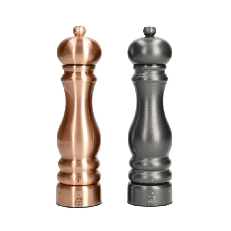 Peugeot - Paris Chef Peper- en Zoutmolen set 22 cm Koper en Carbon Peper- en Zoutmolen set Peugeot