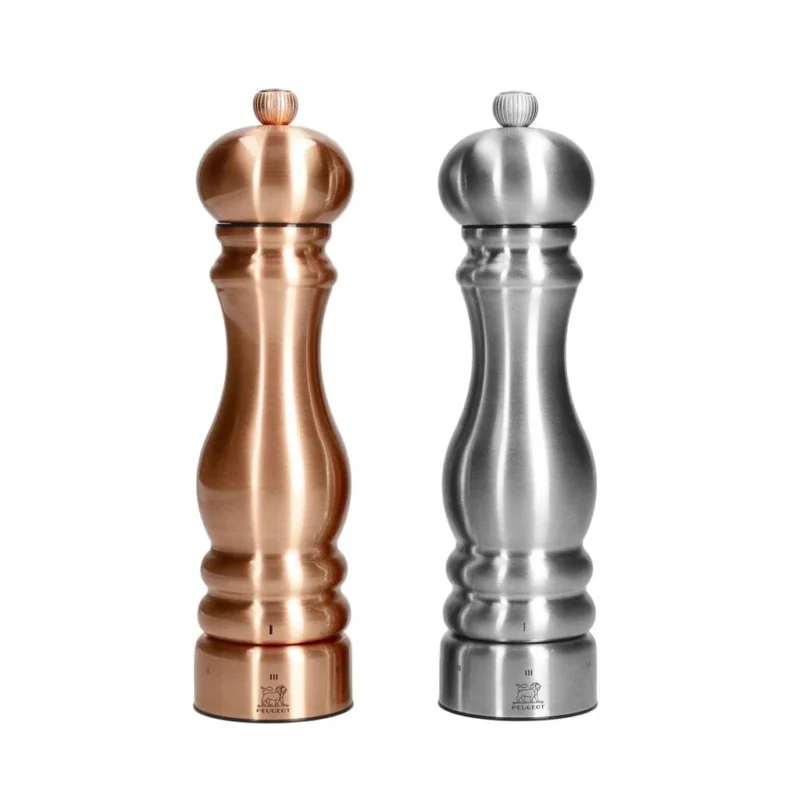 Peugeot - Paris Chef Peper- en Zoutmolen set 22 cm Koper en RVS Peper- en Zoutmolen set Peugeot