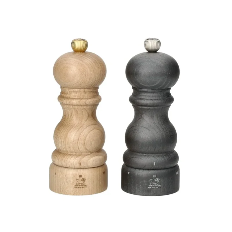 Peugeot - Paris Peper - en Zoutmolen set 15 cm Grafiet en Naturel Peper- en Zoutmolen set Peugeot