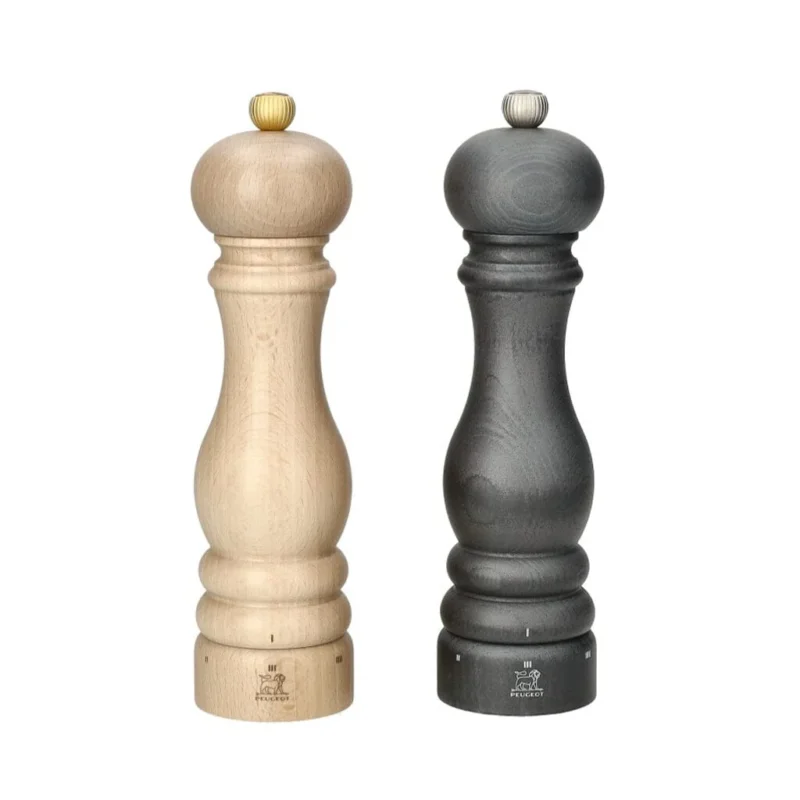 Peugeot - Paris Peper- en Zoutmolen set 22 cm Grafiet en Naturel Peper- en Zoutmolen set Peugeot
