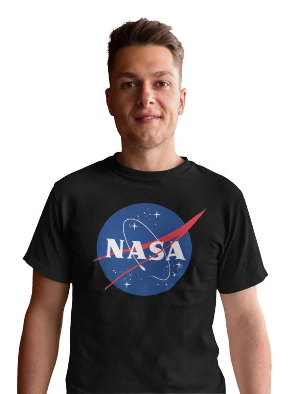 Nasa TShirt Meatball Logo Astronaut T-Shirt Herren Damen 100 % Baumwolle
