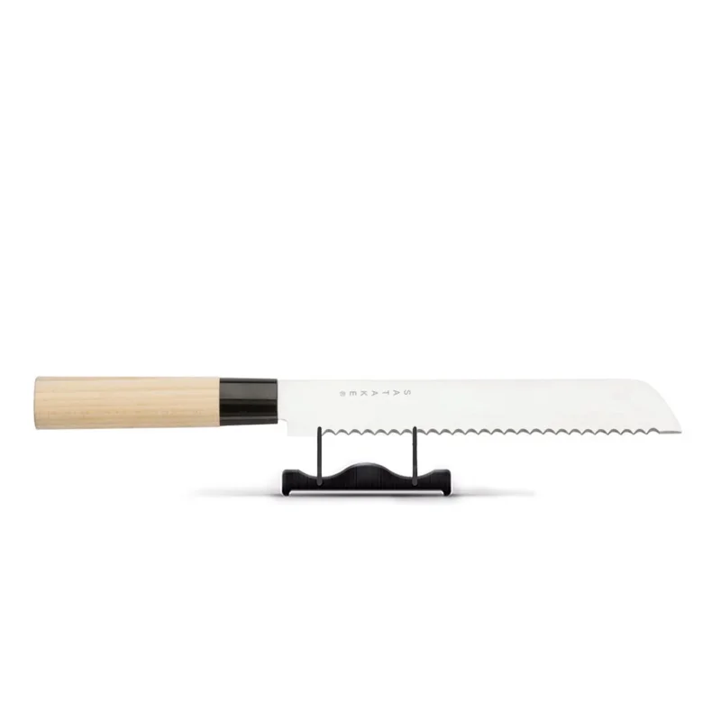 Satake - Japanse broodmes Magnolia Wood 24 cm Keukenmessen Satake
