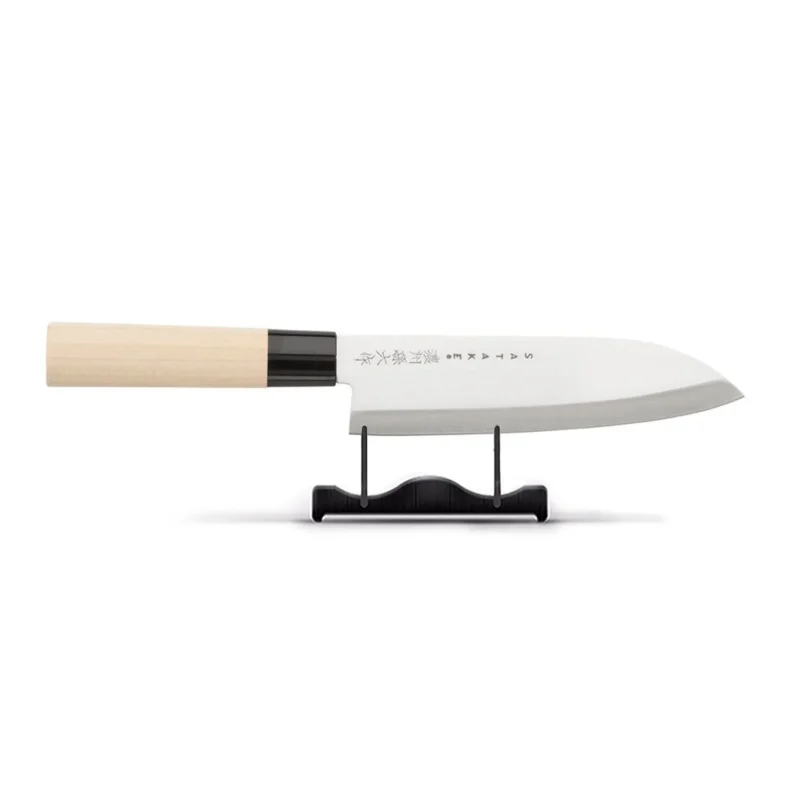Satake - Japanse santoku mes Magnolia Wood 17 cm Messensets Satake