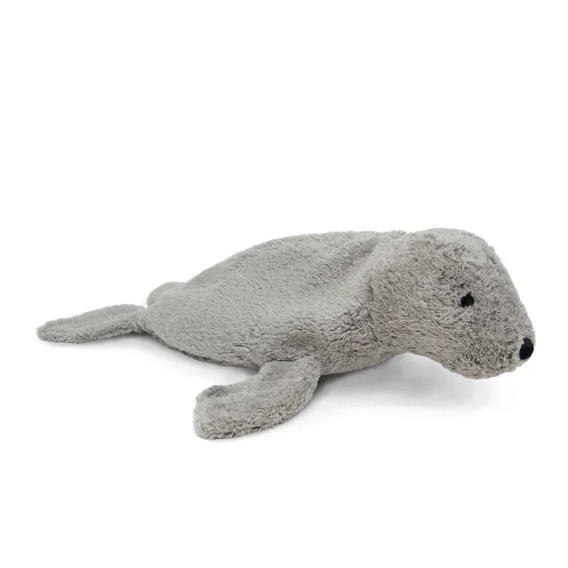 Kleine Robbe grau Kuscheltier und Wärmekissen von Senger Naturwelt