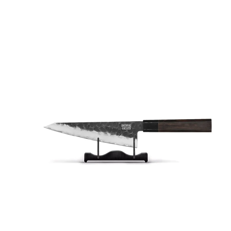 Shinrai Knives - Blackout Edition Damascus Honesuki 15 cm Shinrai Knives