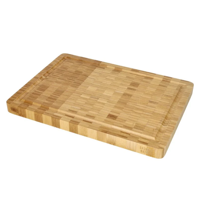 Shinrai Knives - Luxe Snijplank Bamboehout - Kopshout - 35 × 25 × 2.5 cm Bamboe snijplank Shinrai Knives