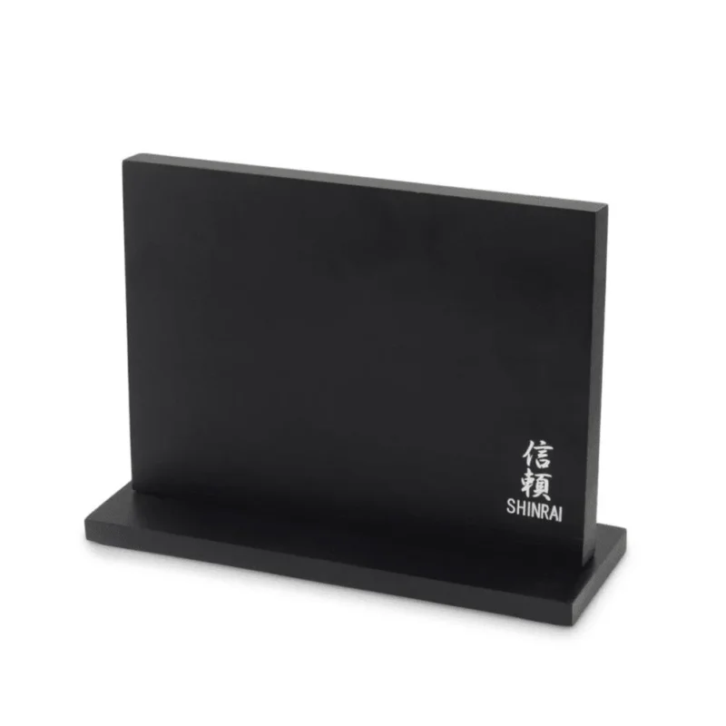 Shinrai Knives - Magnetisch Messenblok Dubbelzijdig - Zwart Magnetisch messenblok Shinrai Knives
