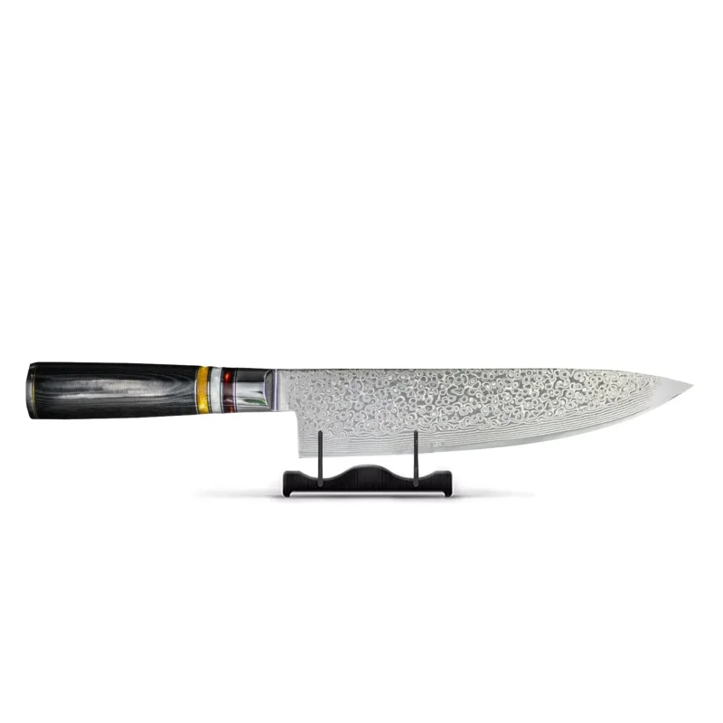Shinrai Knives - Micarta Jewels Black Damascus Koksmes 20 cm Koksmes Shinrai Knives