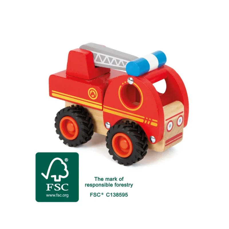 Feuerwehrfahrzeug aus FSC®-zertifiziertem Holz von small foot