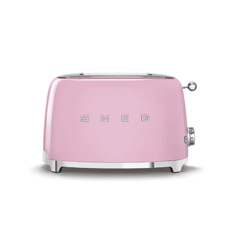 Smeg - Broodroosters | Roze | Jaren 50 | Toaster 2x2 Broodrooster Smeg