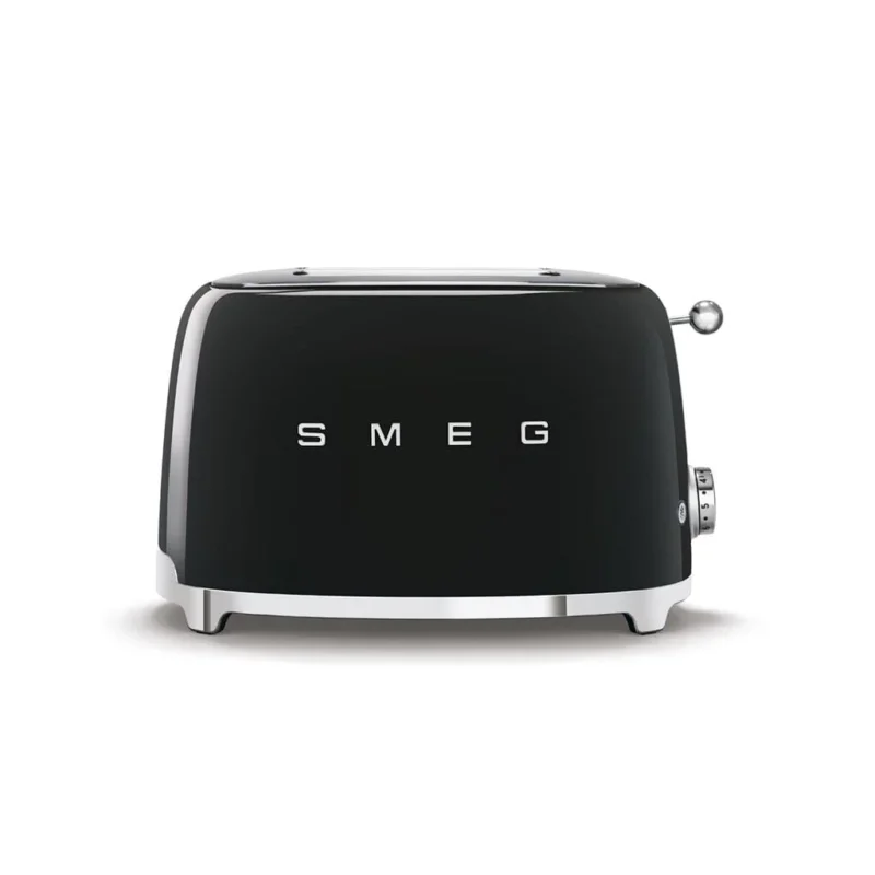 Smeg - Broodroosters | Zwart | Jaren 50 | Toaster 2x2 Broodrooster Smeg
