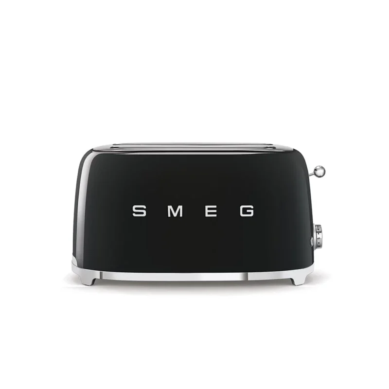 Smeg - Broodroosters | Zwart | Jaren 50 | Toaster 2x4 Broodrooster Smeg