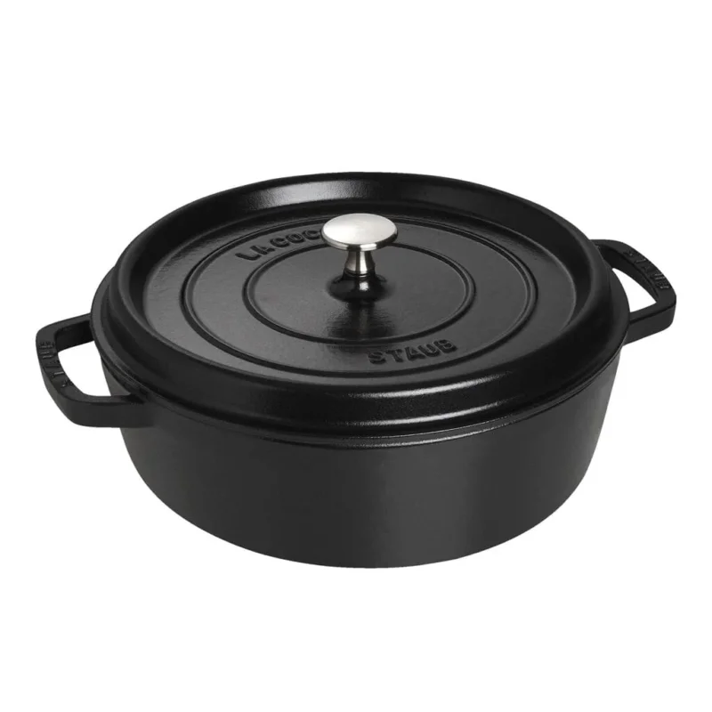 Staub - Lage Cocotte 26 cm Zwart Braadpan Staub