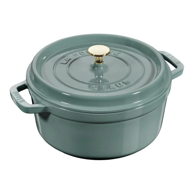 Staub - Ronde cocotte 24 cm - eucalyptus Staub