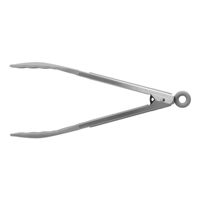 Tools2Cook - Siliconen Keukentang Nutmeg Grey Serveertang Tools2Cook