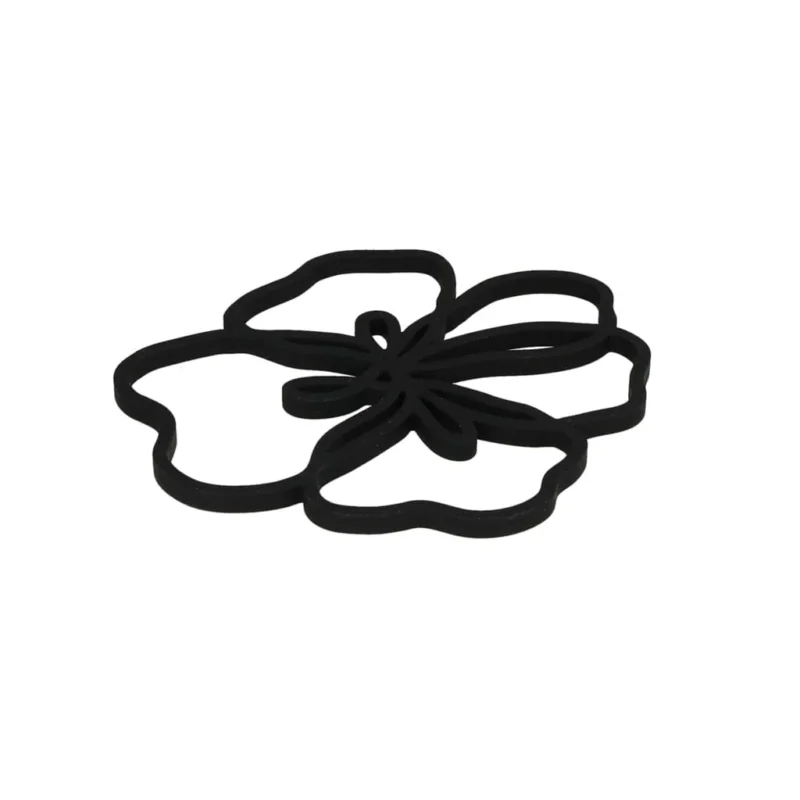 Tools2Cook - Siliconen Onderzetter Anemone Black Onderzetter Tools2Cook