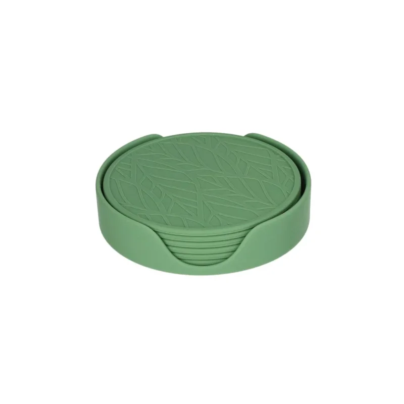 Tools2Cook - Siliconen Onderzetterset (7 stuks) Sage Green Onderzetter Tools2Cook