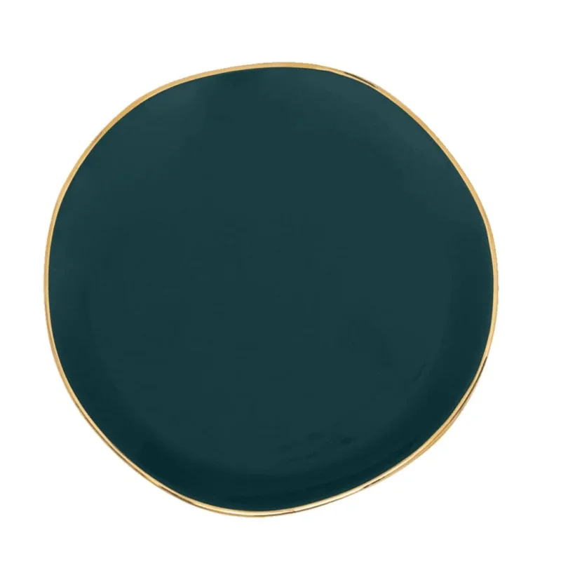 Urban Nature Culture - Good Morning - Bord - Blue Green - Ø17 cm Borden Urban Nature Culture