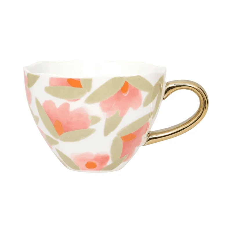 Urban Nature Culture - Good Morning - Cappuccino Mok - Burnt coral Urban Nature Culture