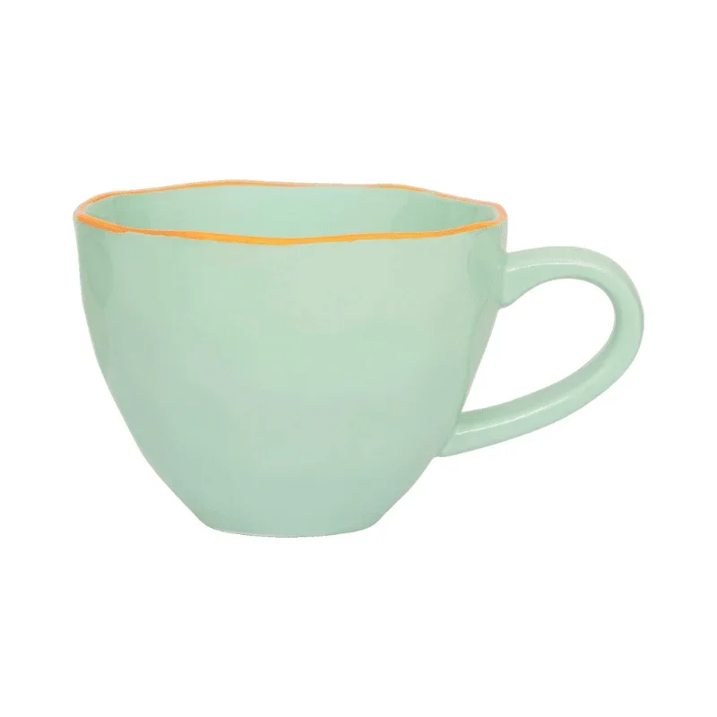 Urban Nature Culture - Good Morning - Cappuccino Mok - Sculpted - Celadon Urban Nature Culture