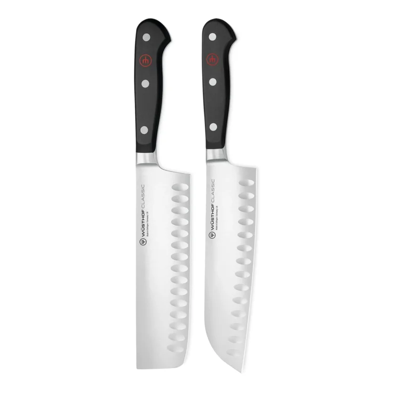 Wüsthof - Classic 2-delige Messenset - Santoku + Nakiri Messenset Wusthof