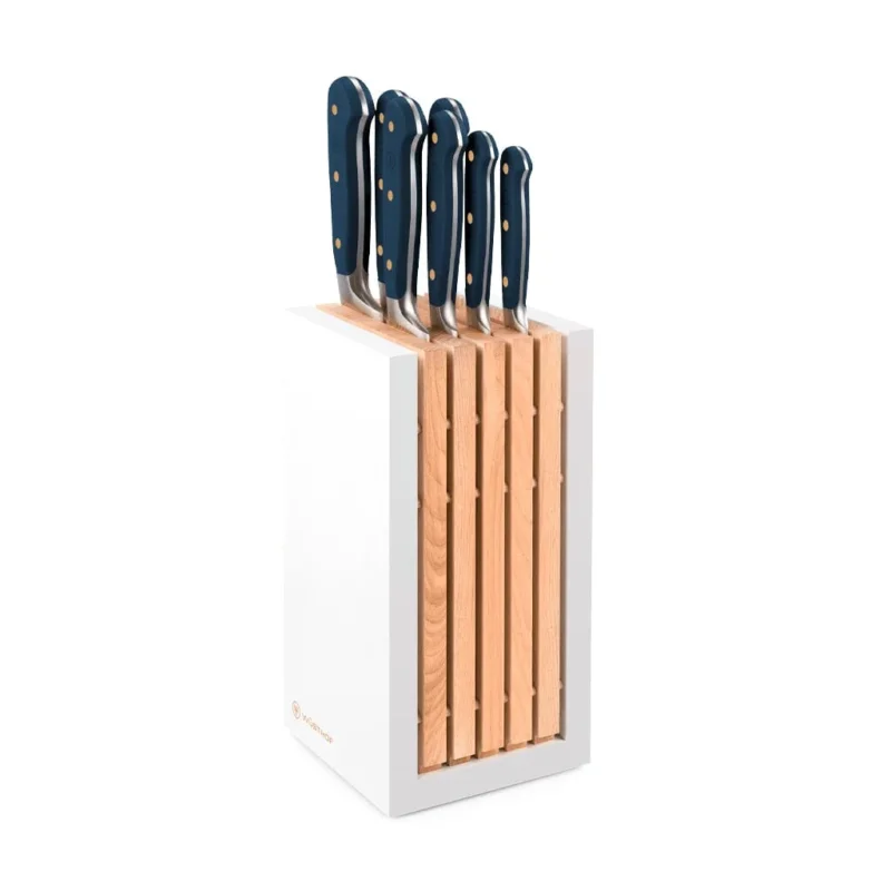 Wusthof - Classic Colour 7-delige messenset met blok Wild Blueberry Messenset met blok Wusthof