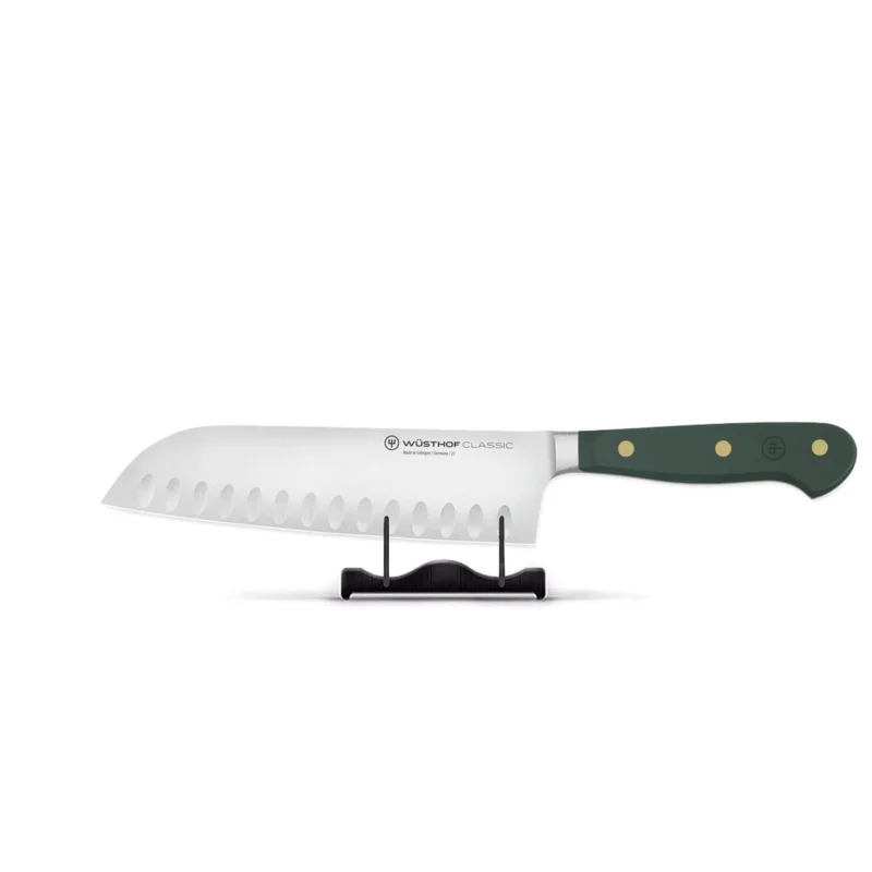 Wüsthof - Classic Fresh Rosemary Santokumes met kuiltjes 17 cm Santokumes Wusthof