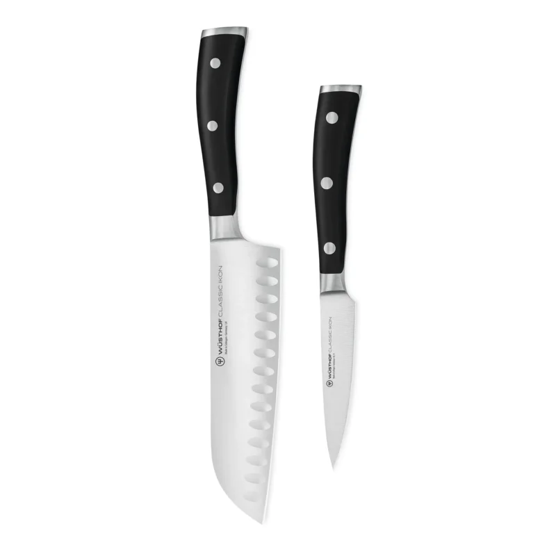 Wüsthof - Classic Ikon 2-delige Messenset - Santoku + Officemes Messenset Wusthof