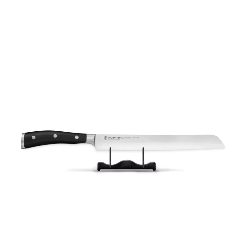 Wusthof - Classic Ikon Broodmes met precisie dubbele kartel 23 cm Broodmes Wusthof