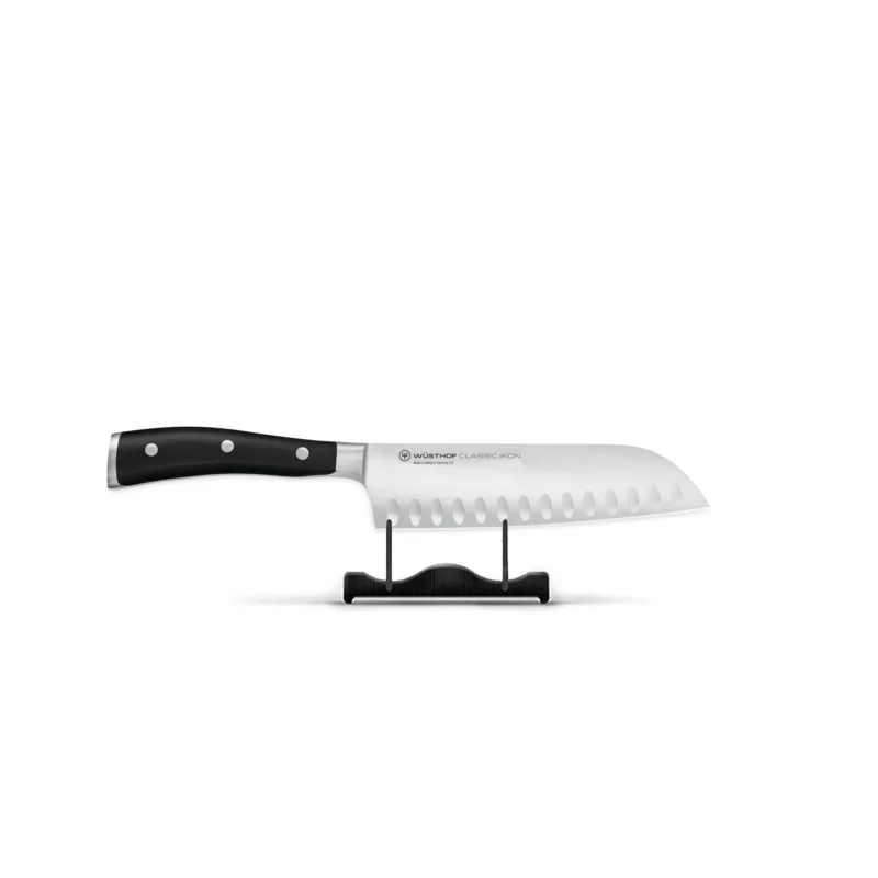 Wusthof - Classic Ikon Santoku met kuiltjes 17 cm Santokumes Wusthof