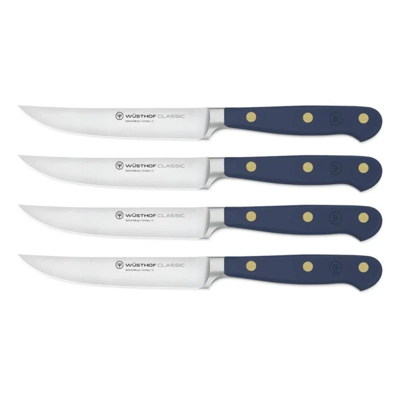 Wusthof - Classic Steakmessenset 4-delig Wild Blueberry Messenset Wusthof