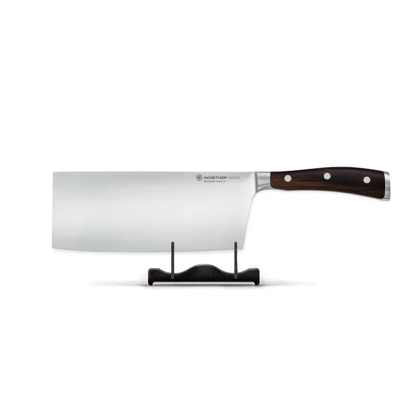 Wusthof - Ikon Chinees koksmes 20 cm - Houten handvat Chinees koksmes Wusthof